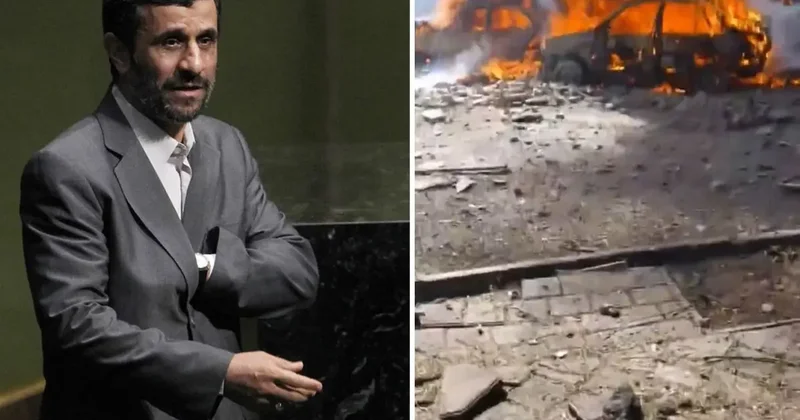 Mahmud Ahmedinejad ın evi vuruldu