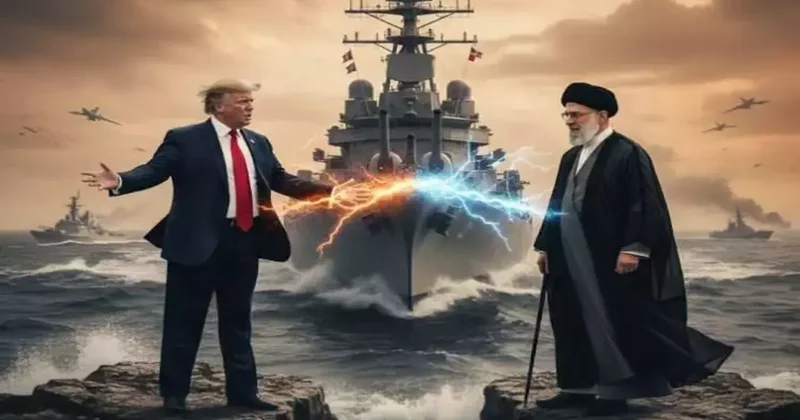 ABD de vurmaya başladı! İşte İran sınırına gönderdiği dev savaş filosu!