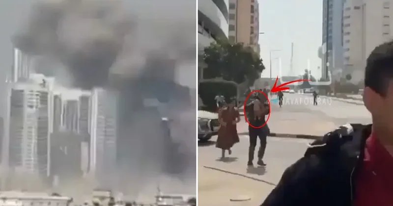 İran ın hedef aldığı Abu Dabi de son durum! Halk panik içinde sığınaklara kaçıştı