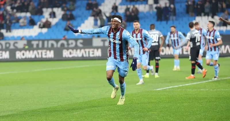 Trabzonspor un yıldızı iki golle tarihe geçti Sözcü Gazetesi
