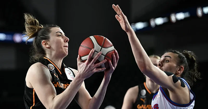 Galatasaray Kadın Basketbol Takımı deplasmanda farklı galip!