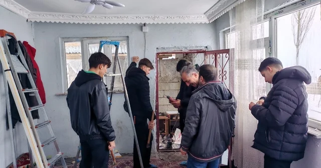 Erzurum Karaçoban dan umudu büyüten iyilik hareketi: Bir ışık da sen yak Erzurum Haberleri