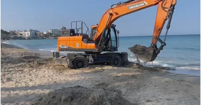 Kuşadası nın dünyaca ünlü plajları turizm sezonuna hazırlanıyor Aydın Haberleri