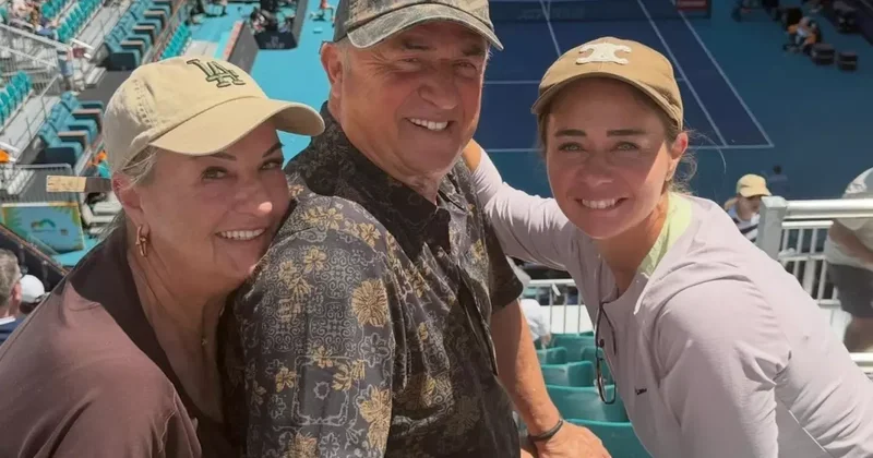 Her gören aynı yorumu yaptı! Fatih Terim ailesiyle birlikte Miami Açık tenis turnuvasında