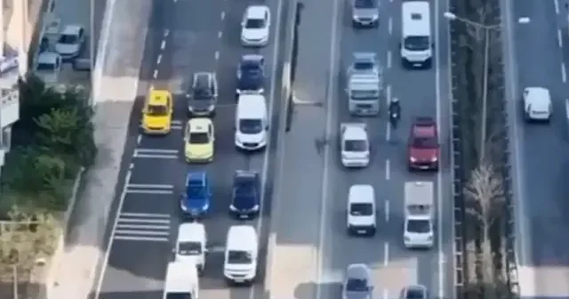 Beykoz da dronlu trafik denetimi: Kuralları çiğneyenlere ceza yağdı VİDEO İZLE