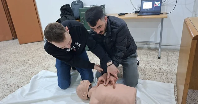 Gördes te STK lara yönelik hayat kurtaran eğitimler başladı Manisa Haberleri