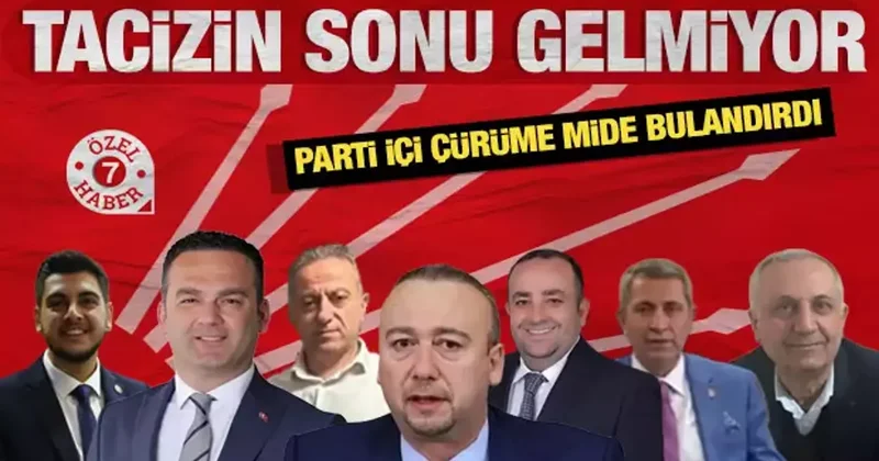 CHP’de dinmeyen fırtına: Taciz davaları! Partini sapıklar kalkan olmasına büyük tepki!