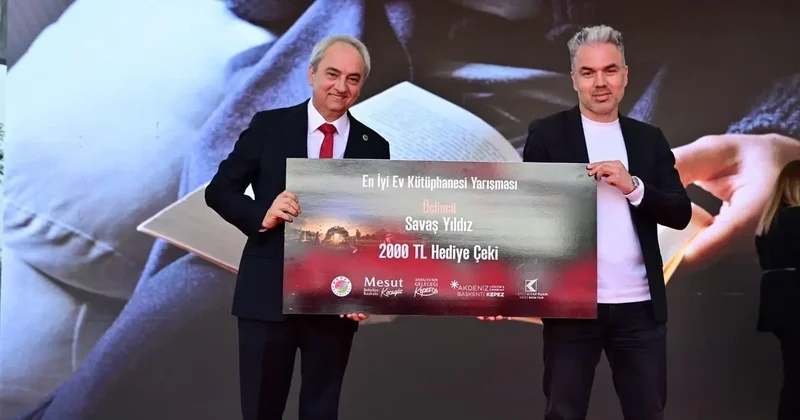 Antalya’nın en iyi ev kütüphaneleri ödüllendirildi