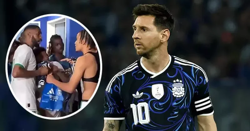 Maç sonunda forma savaşı! Messi için birbirine girdiler... Fanatik Spor Haberleri Video