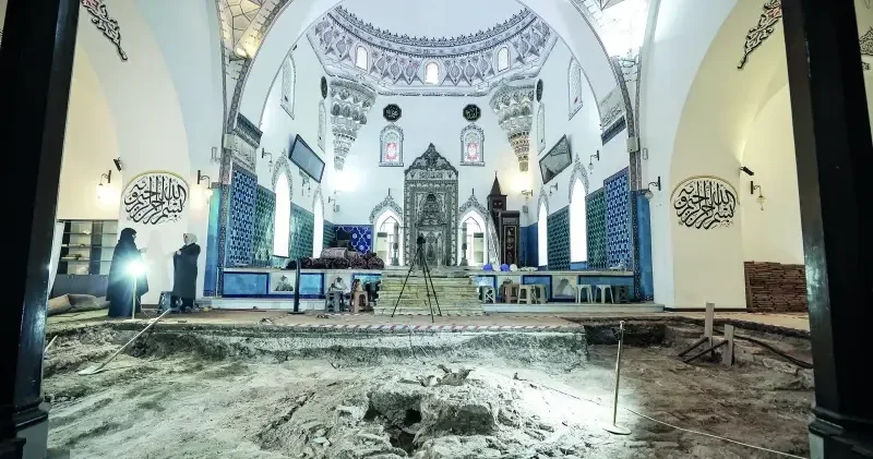 Restorasyonda sürpriz keşif: 2. Murad Camii’nde 6 asırlık havuz Yerel Gündem Haberleri