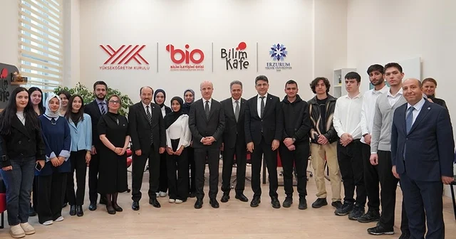 YÖK Başkanı Özvar, Erzurum Teknik Üniversitesi Bilim İletişimi Ofisi nin açılışını gerçekleştirdi Erzurum Haberleri