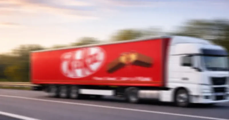 Nestle nin içinde 12 ton çikolata bulunan tırı çalındı