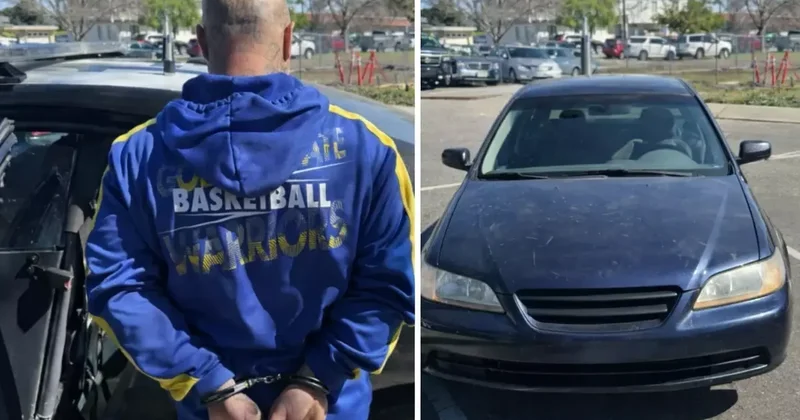 Araç hırsızlığı davasına çalıntı araçla geldi, kapıda yakalandı