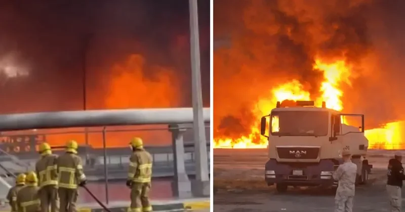 Kuveyt Havalimanı nda İHA Saldırısı Yangın Çıkardı