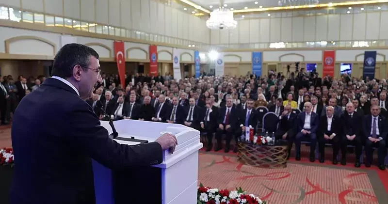 Cumhurbaşkanı Yardımcısı Yılmaz: Ateş çemberinin içinde Türkiye bir istikrar merkezi