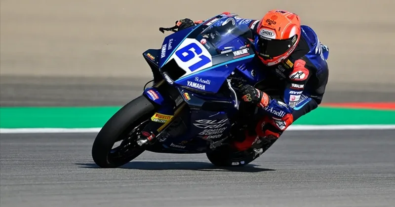 Milli motosikletçi, Portekiz de kaza yaptığı yarışı 25. tamamladı