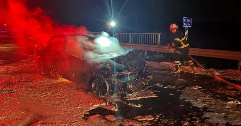 Lüleburgaz da zincirleme kaza: 2 yaralı