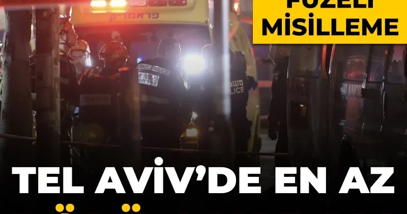 İran’dan misilleme! Tel Aviv füzeyle vuruldu: 1 ölü