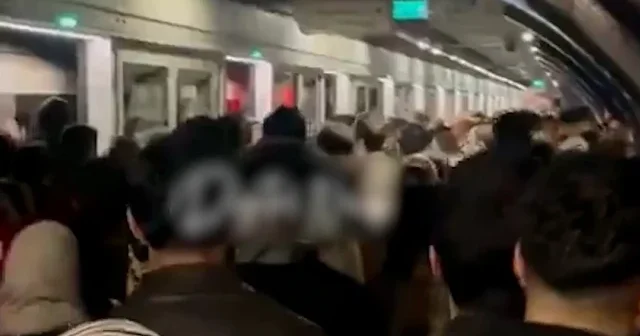Metrodaki düzensizlik İstanbulluları isyan ettirdi VİDEO İZLE