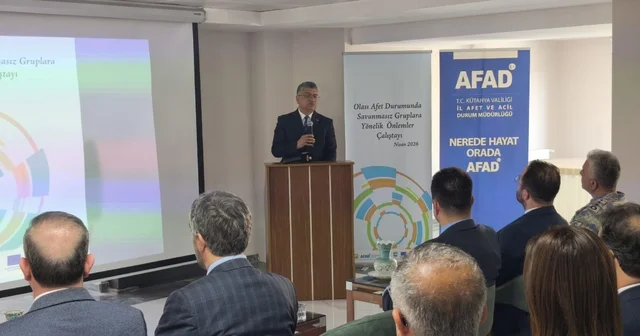 Kütahya da Olası Afet Durumunda Savunmasız Gruplara Yönelik Önlemler Çalıştayı düzenlendi Kütahya Haberleri