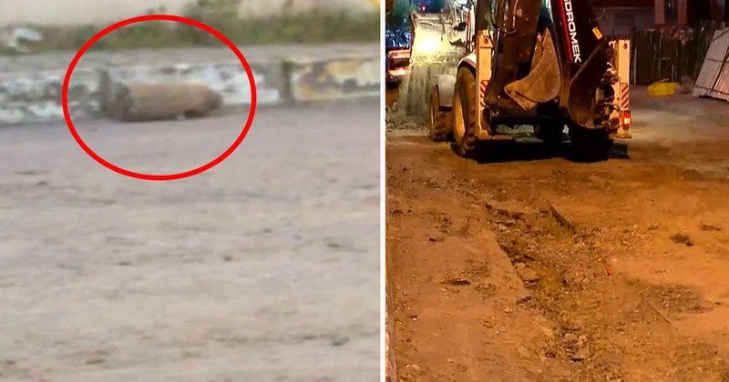 Eyüpsultan da havan topu mermisi olduğu değerlendirilen mühimmat bulundu