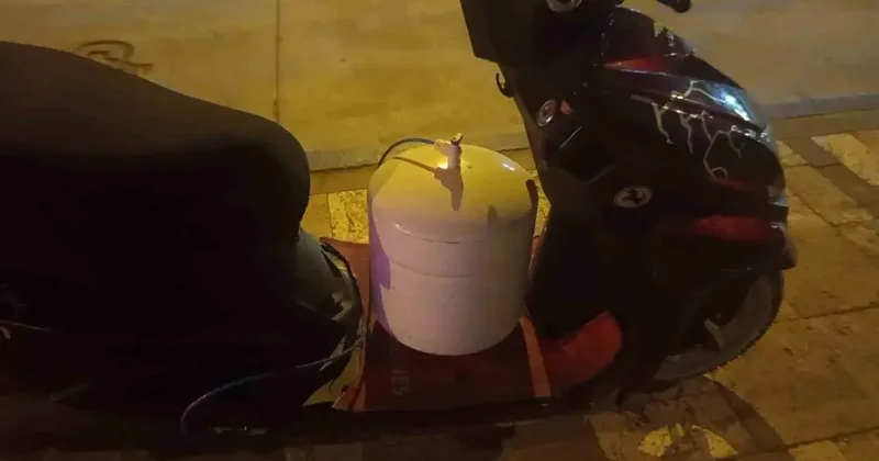 Kurduğu düzenek başını yaktı, 14 yaşındaki sürücüye 40 bin TL ceza