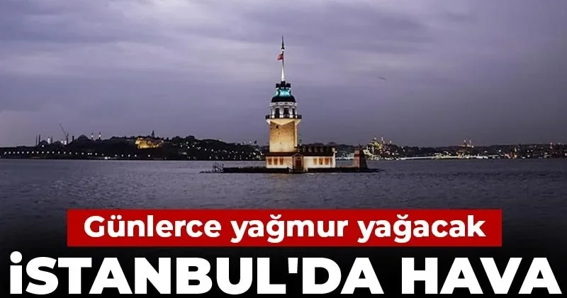 İstanbul da hava aniden soğuyacak! Günlerce yağmur yağacak