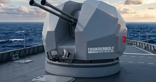 Yerli ve milli çift namlulu deniz topları görücüye çıkıyor Ermaksan, tamamen yerli 40 mm lik çift namlulu deniz topunu SAHA EXPO da sergileyecek Bursa Haberleri