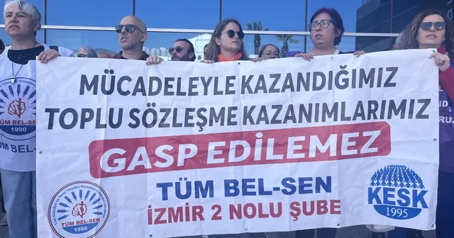İzmir de TİS krizi; Memurlar anlaşmazlık halinde CHP il binasına yürüyecek İzmir Haberleri