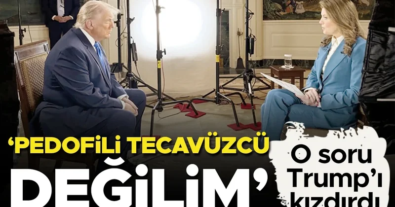 O soru Trump’ı kızdırdı! ‘Pedofili tecavüzcü değilim’