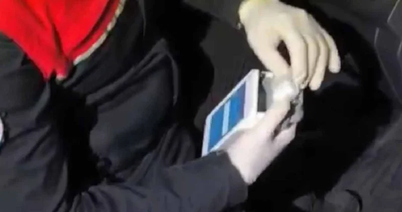 Kağıt bitti yazan POS cihazından uyuşturucu çıktı