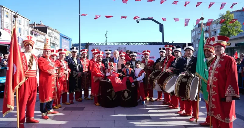 Ümraniye sokaklarında mehter coşkusu