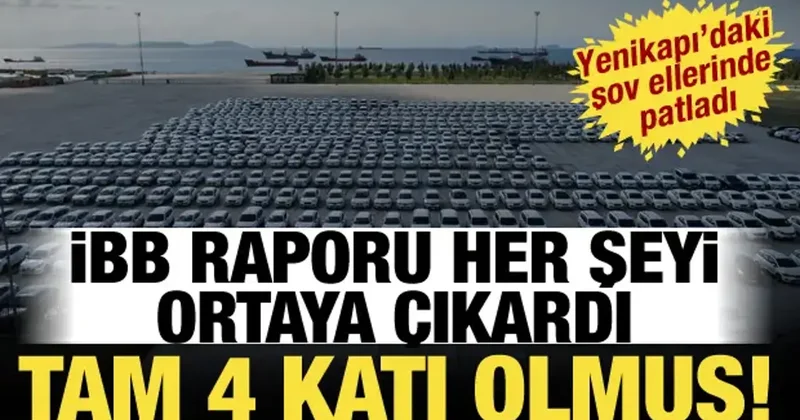 Yenikapı da araç şovu yapmışlardı... İBB raporu gündem oldu: Tam 4 katına çıktı!