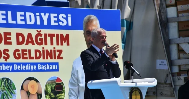 Şahinbeyli çiftçilere sertifikalı fide desteği Gaziantep Haberleri