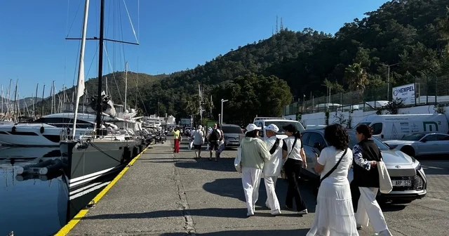 Dev yolcu gemisi Marmaris Limanı na demirledi Aydın Haberleri