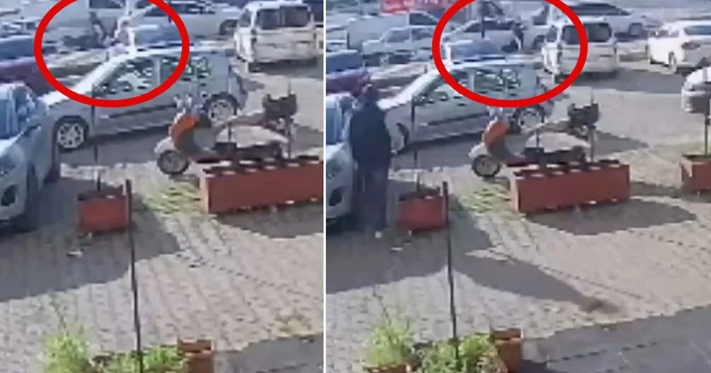 Kırmızı ışıkta bekleyen gençlere silahlı saldırı! Kamera anbean kaydetti Sözcü Gazetesi