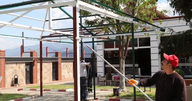 Bozdoğan da sosyal alanlarda düzenleme çalışmaları devam ediyor Aydın Haberleri