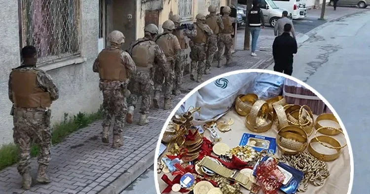 Kendilerine galerici ve emlakçı görüntüsü vermişlerdi! Özel harekat baskın yaptı: Evlerinden servet çıktı