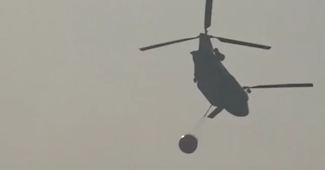 Japonya’da alevlerle mücadele sürüyor VİDEO İZLE