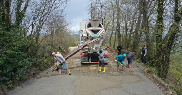 Ordu nun kırsalında ulaşım konforu artıyor Ordu Haberleri