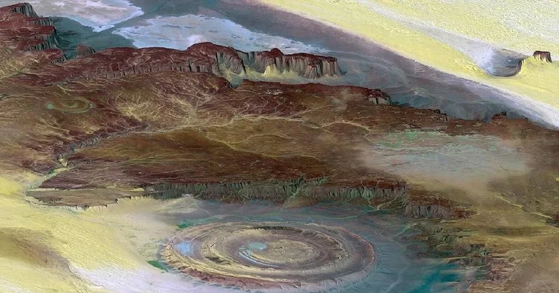 Çölün ortasında dev göz : Meteor sanılıyordu meğer başkaymış Sözcü Gazetesi