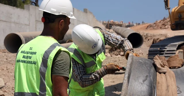 MUSKİ den Bodrum Gümbet su ana isale hattı açıklaması Muğla Haberleri