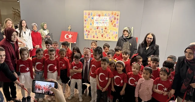 Anaokulu öğrencilerinden 23 Nisan sergisi Adıyaman Haberleri