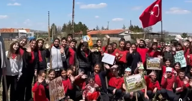 Şuhut ta Benim Okulum Geleceğe Çare Yeşil Vatan etkinliği Afyonkarahisar Haberleri
