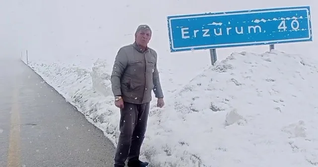 Bahar geldi ama kar ve tipi gitmedi: Palandöken de tipi ulaşımı aksatıyor Erzurum Haberleri