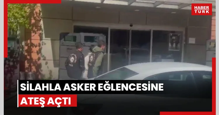 Silahla asker eğlencesine ateş açtı