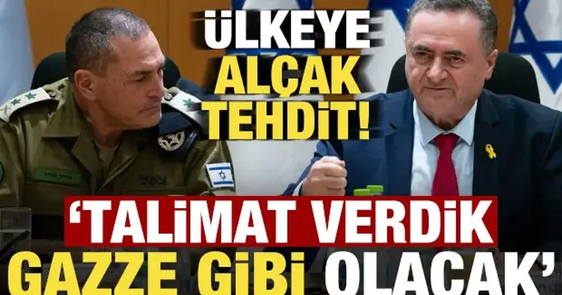 İsrail den ülkeye alçak tehdit! Gazze deki yıkımın aynısı olacak...