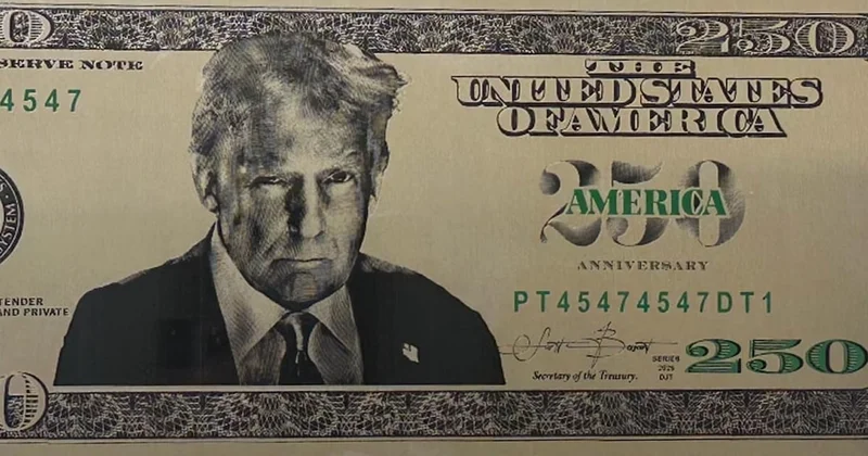 250 dolarlık Trump banknotları geliyor Sözcü Gazetesi