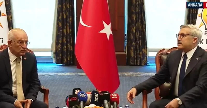 Son Dakika AK Parti ve CHP heyetleri bayramlaştı