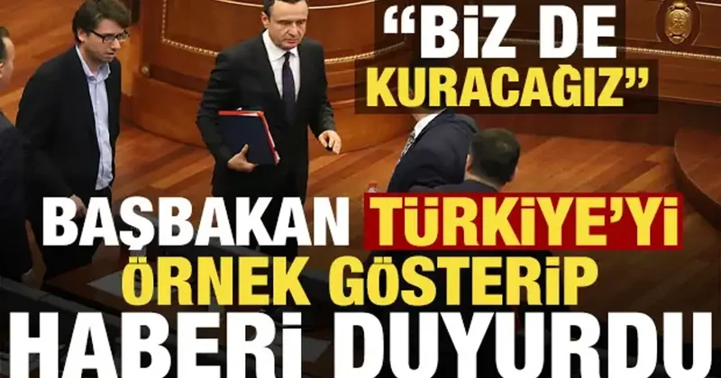 Başbakan, Türkiye yi örnek verip duyurdu: Biz de kuruyoruz!